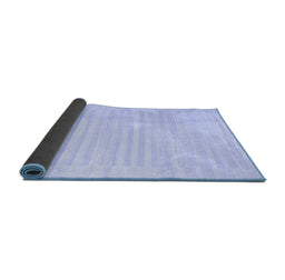 Sideview of Abstract Blue Contemporary Rug, con1135blu