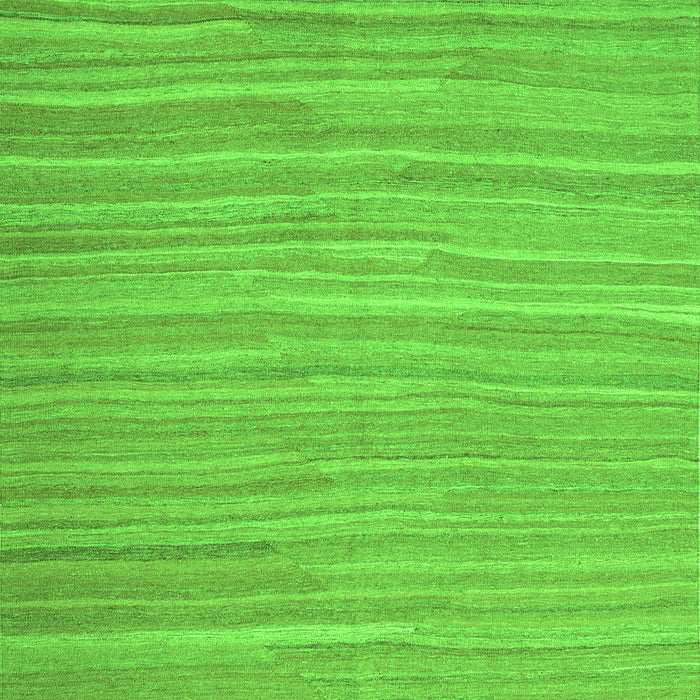 Serging Thickness of Machine Washable Abstract Green Contemporary Area Rugs, wshcon1136grn