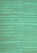 Abstract Turquoise Contemporary Rug, con1136turq