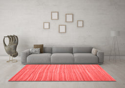 Contemporary Red Washable Rugs