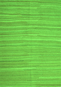 Abstract Green Contemporary Rug, con1136grn