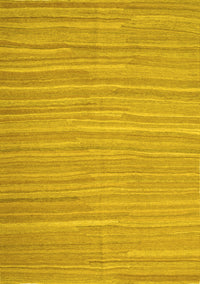 Abstract Yellow Contemporary Rug, con1136yw