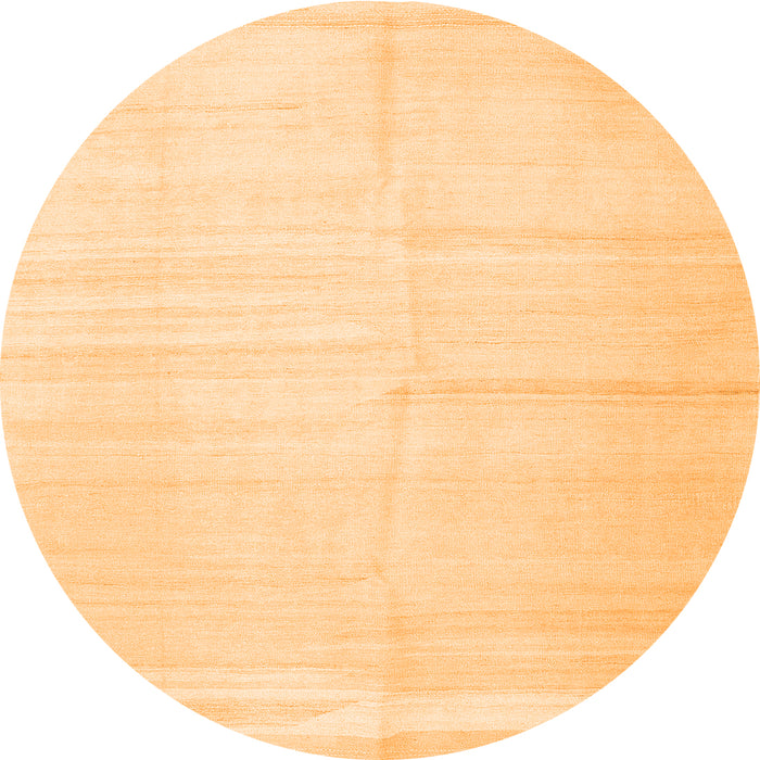 Square Solid Orange Modern Rug, con1137org