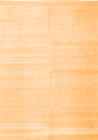 Solid Orange Modern Rug, con1137org