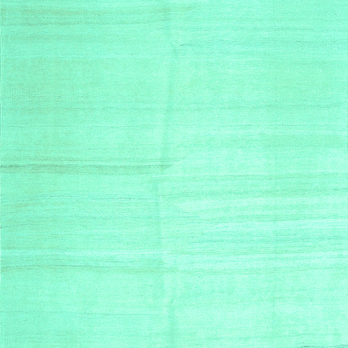 Machine Washable Solid Turquoise Modern Area Rugs, wshcon1137turq