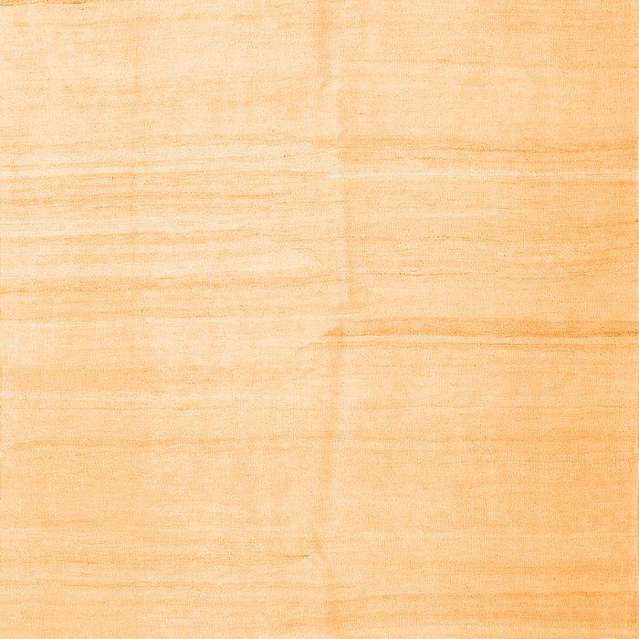 Serging Thickness of Machine Washable Solid Orange Modern Area Rugs, wshcon1137org