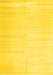 Solid Yellow Modern Rug, con1137yw