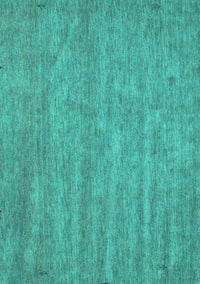 Abstract Turquoise Contemporary Rug, con1138turq