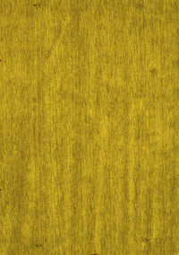 Abstract Yellow Contemporary Rug, con1138yw