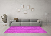 Machine Washable Abstract Pink Contemporary Rug, wshcon1138pnk