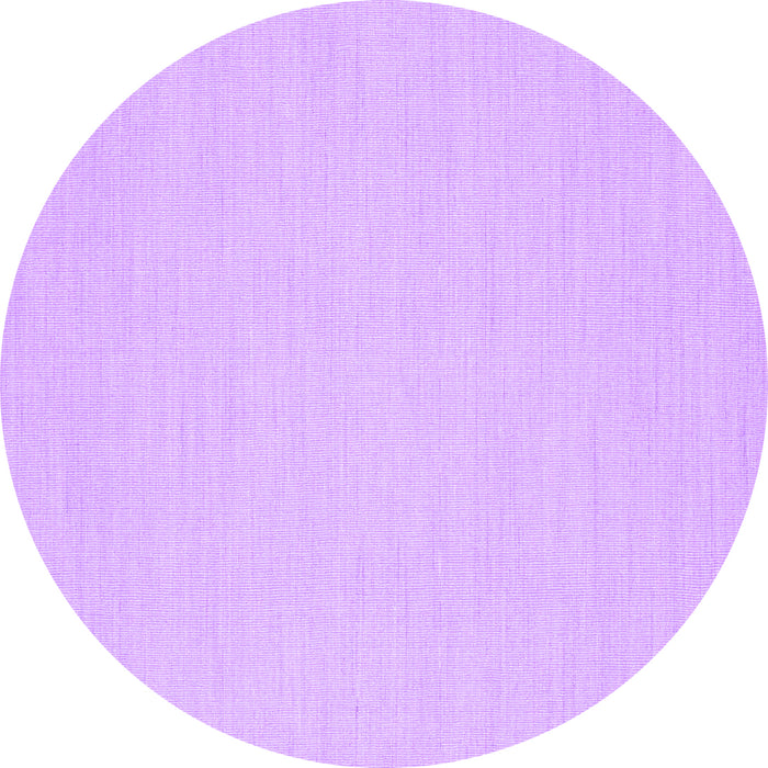 Round Machine Washable Abstract Purple Contemporary Area Rugs, wshcon1139pur