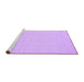 Sideview of Machine Washable Abstract Purple Contemporary Area Rugs, wshcon1139pur