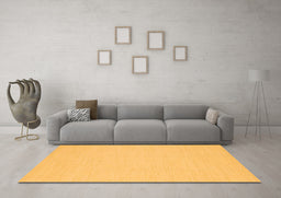 Machine Washable Abstract Orange Contemporary Area Rugs in a Living Room, wshcon1139org