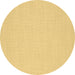 Round Abstract Brown Contemporary Rug, con1139brn