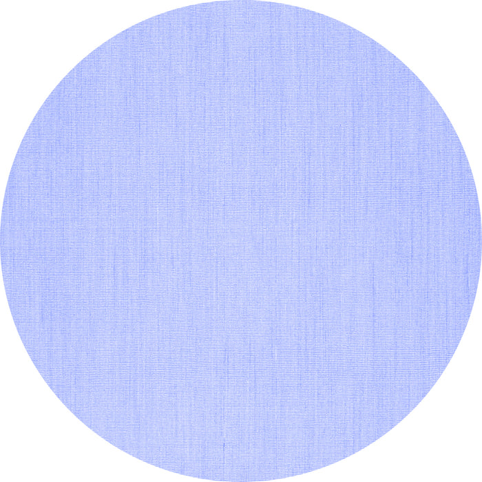 Round Abstract Blue Contemporary Rug, con1139blu