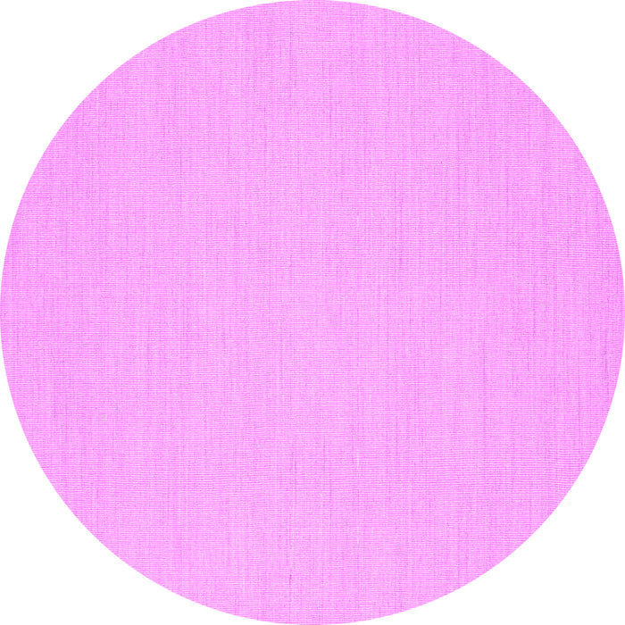 Round Abstract Pink Contemporary Rug, con1139pnk