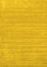 Solid Yellow Modern Rug, con113yw