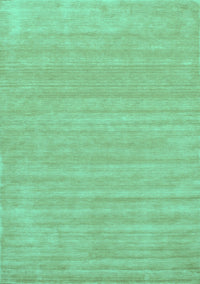 Solid Turquoise Modern Rug, con113turq