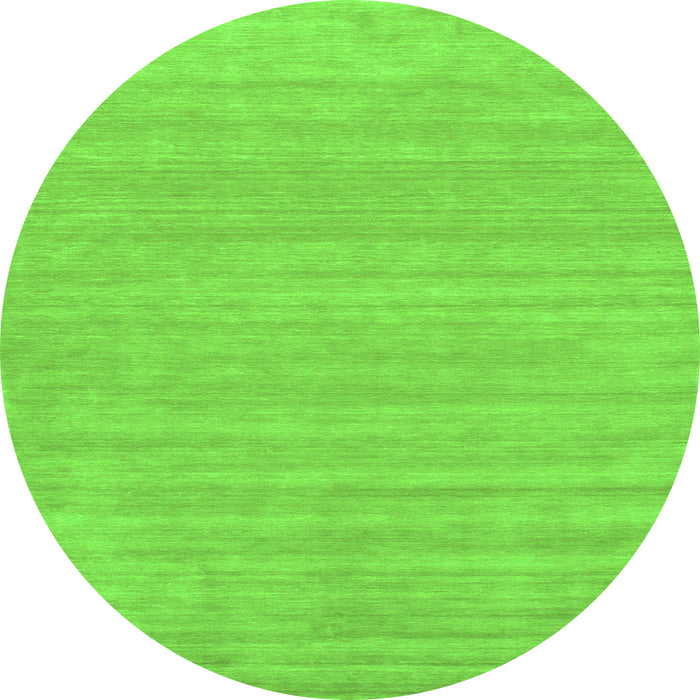 Square Solid Green Modern Rug, con113grn