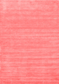 Solid Red Modern Rug, con113red