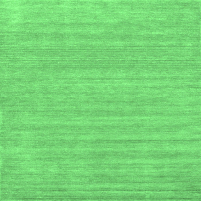 Square Solid Emerald Green Modern Rug, con113emgrn