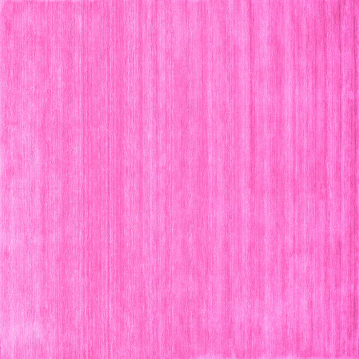 Square Solid Pink Modern Rug, con113pnk