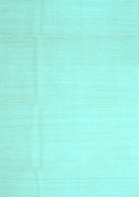 Solid Light Blue Modern Rug, con1140lblu