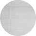 Machine Washable Solid Gray Modern Rug, wshcon1140gry