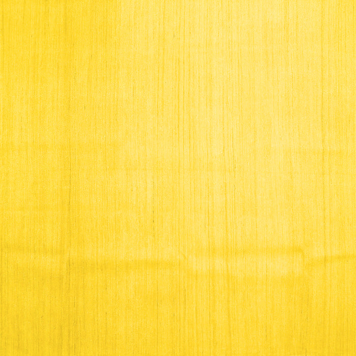 Square Solid Yellow Modern Rug, con1140yw