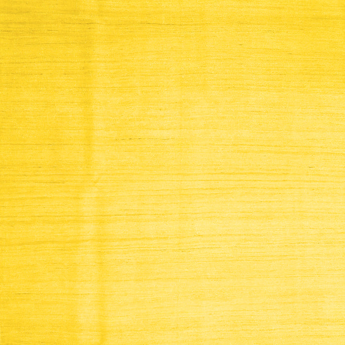 Machine Washable Solid Yellow Modern Rug, wshcon1140yw