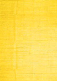 Solid Yellow Modern Rug, con1140yw