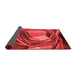 Abstract Red Contemporary Area Rugs