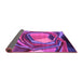 Sideview of Abstract Purple Contemporary Rug, con1141pur