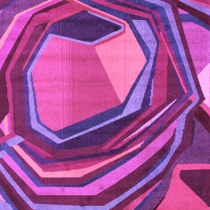 Abstract Purple Contemporary Rug, con1141pur