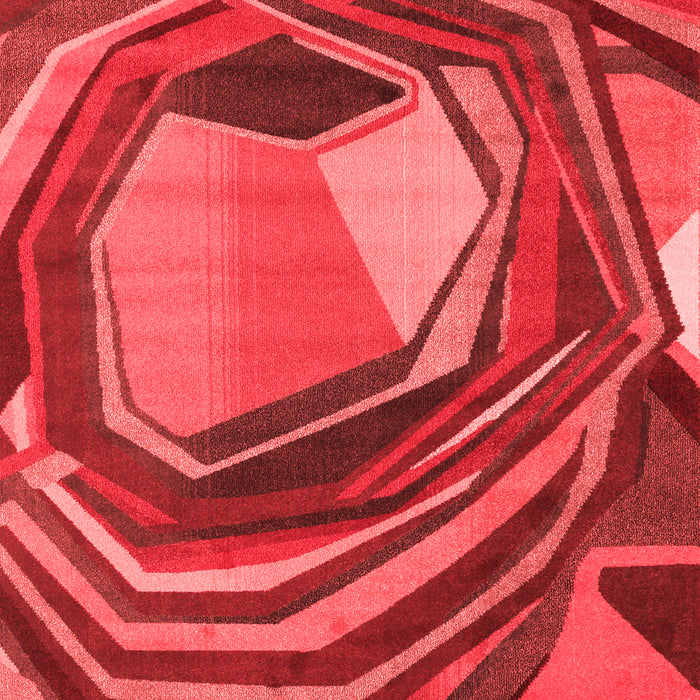 Abstract Red Contemporary Area Rugs
