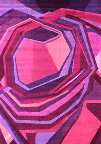 Abstract Pink Contemporary Rug, con1141pnk