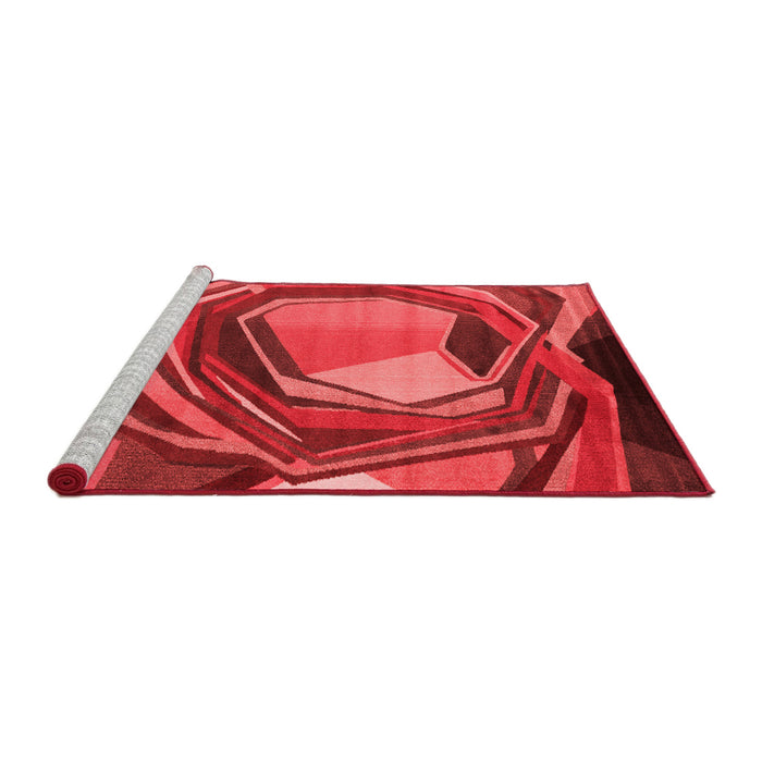 Contemporary Red Washable Rugs