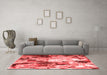 Contemporary Red Washable Rugs