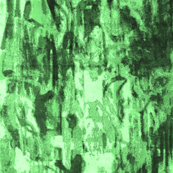 Abstract Emerald Green Contemporary Rug, con1142emgrn