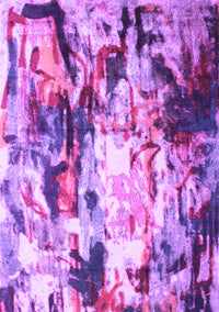 Abstract Purple Contemporary Rug, con1142pur