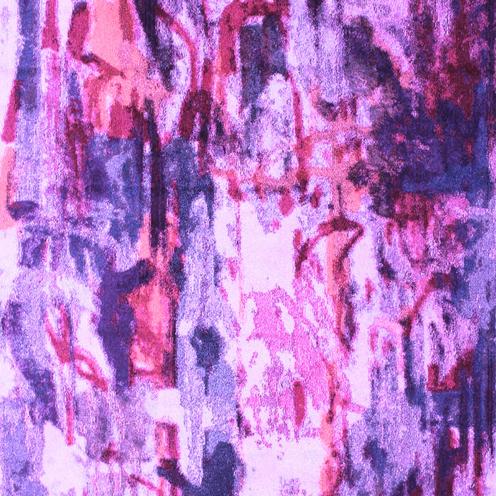 Abstract Purple Contemporary Rug, con1142pur