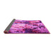 Sideview of Abstract Pink Contemporary Rug, con1142pnk