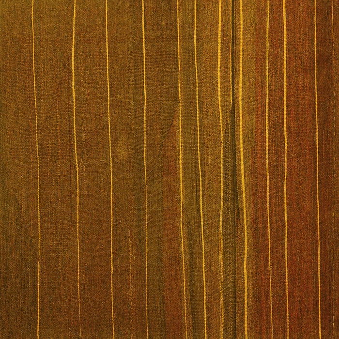 Square Abstract Yellow Contemporary Rug, con1143yw