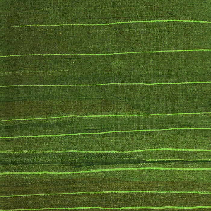 Serging Thickness of Machine Washable Abstract Green Contemporary Area Rugs, wshcon1143grn