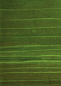 Abstract Green Contemporary Rug, con1143grn