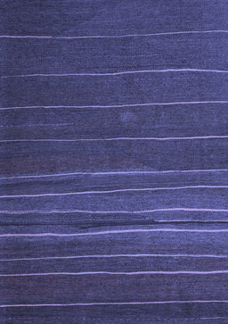 Abstract Blue Contemporary Rug, con1143blu