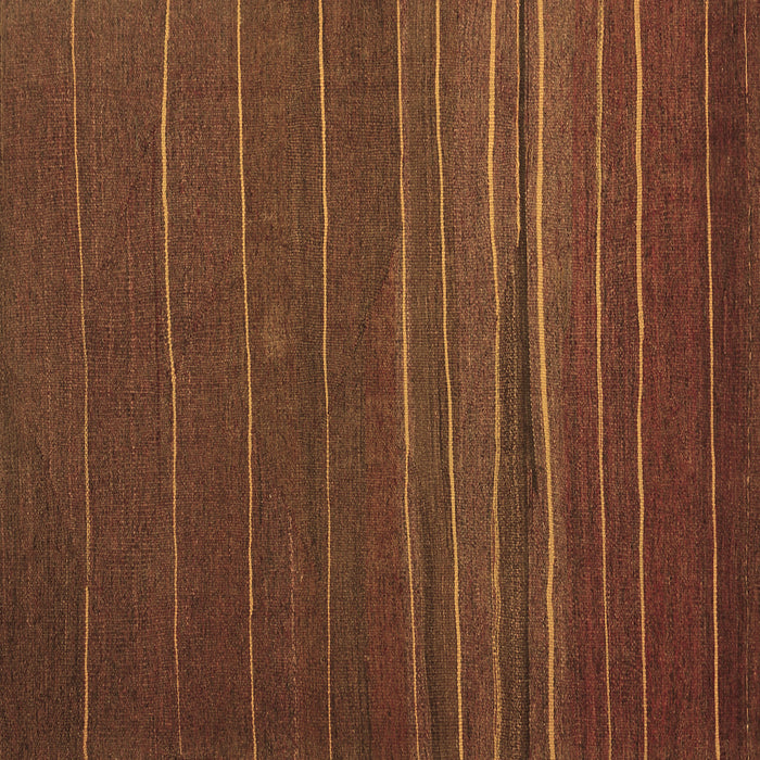 Square Abstract Brown Contemporary Rug, con1143brn