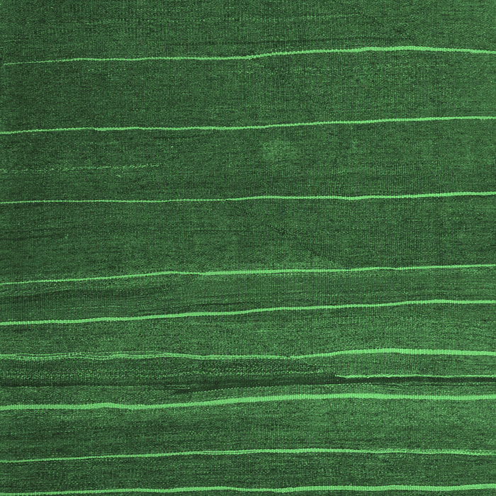 Abstract Emerald Green Contemporary Rug, con1143emgrn