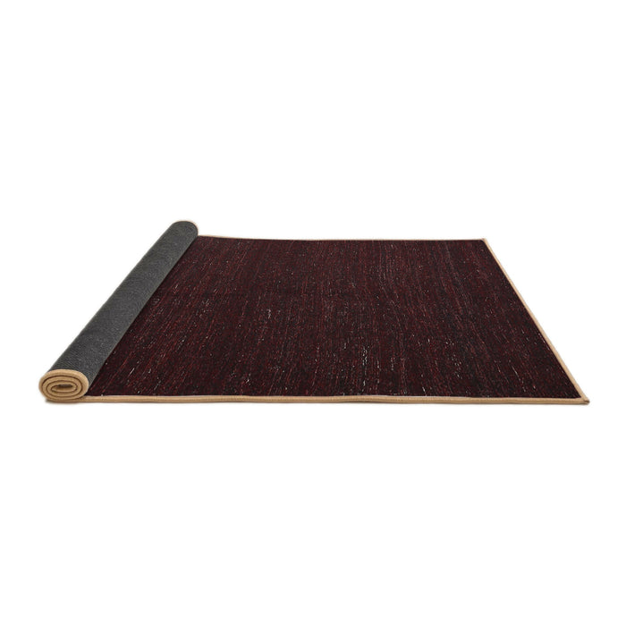 Thickness of Contemporary Bakers Brown Modern Rug, con1144