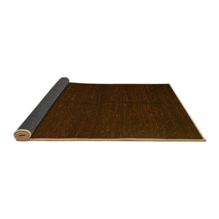 Sideview of Abstract Yellow Contemporary Rug, con1144yw